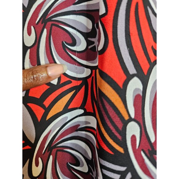 Loft Floral Print Long Sleeve Pullover Tunic Top Size L Colorful Lightweight - Picture 8 of 11